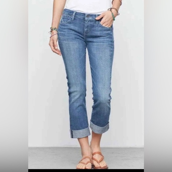 Citizens Of Humanity COH Dani Cropped Straight Blue Ankle Jeans sz 27 - Picture 2 of 15